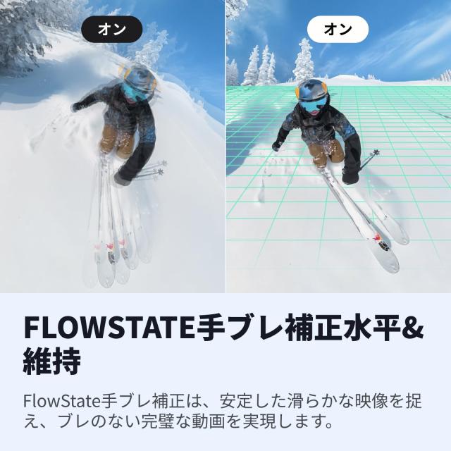 Insta360 X4-8K防水360度アクションカメラ、ウェアラブルカメラ、4K広角ビデオカメラ、見えない自撮り棒効果、着脱式レンズガード、135分_4