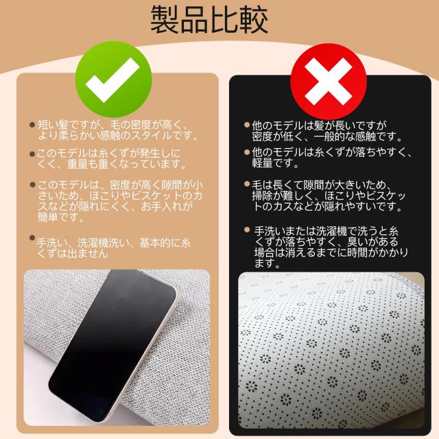 SXYITE カーペット ラグ 洗える ラグカーペット マット 滑り止め付き 絨毯 約4畳 防ダニ フランネル さらフワ触感 おしゃれ 北欧 ラグマ_7