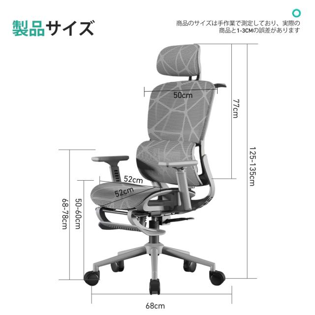 BRTHORY オフィスチェア 椅子 人間工学 テレワーク デスクチェア 145°リクライニングチェア 3Dアームレスト 事務椅子 勉強椅子 パソコン