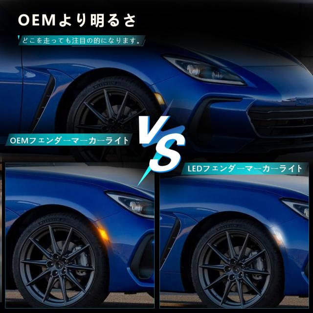 POPMOTORZLEDサイドマーカートヨタ86 (H24.4-/ZN6) BRZ (H24.3/ZC6) 48