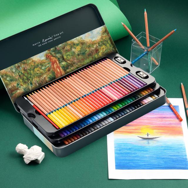 marco リヴェリン 色鉛筆 100色 Amazon | Marco 100色色鉛筆 水彩 プロ