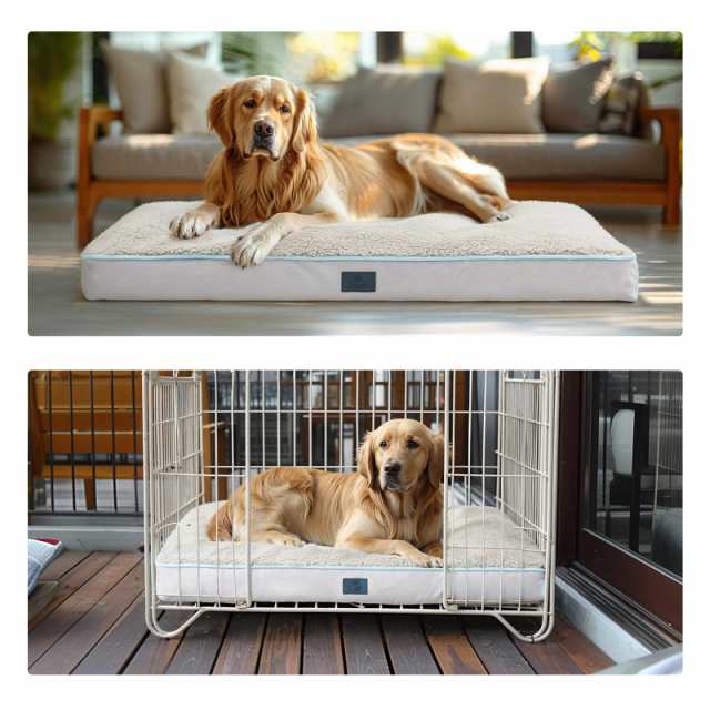 Veehoo 犬ベッド 冬暖かい犬用ベッド防寒用ペットベッド冬ペットクッション ペットベッド ペットソファーベッド ペットマット 犬クッショの通販は