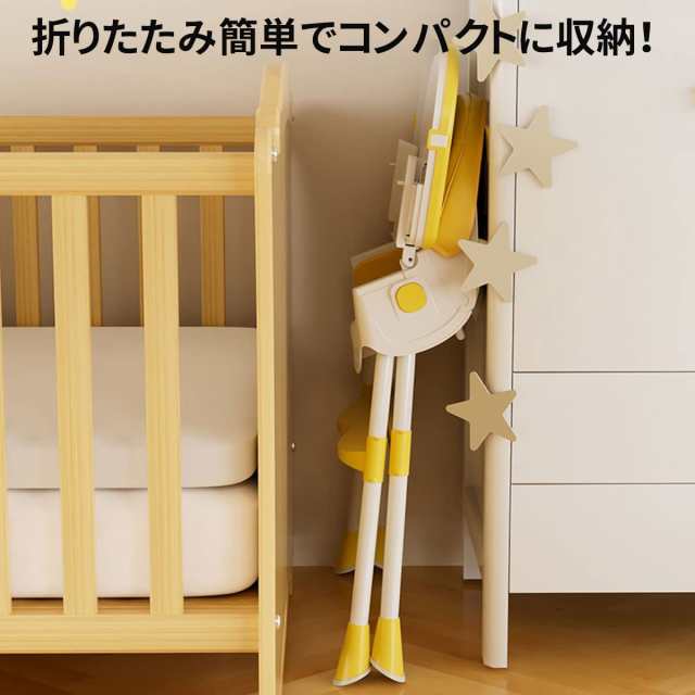 ZOOBLY ベビーチェア ハイチェア ローチェア ハイローチェア 折りたたみ 取り外し可能なキャスター 二段テーブル付き 五点式安全ベルト の通販は