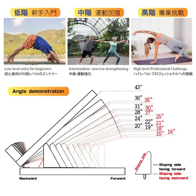 KIJO STUDIO 木製ストレッチボード 16段階調整 耐荷重200kg D220706_8