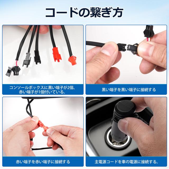 LIMSTYLE トヨタ ハイエース H200系 ワイドボディ専用 アームレスト ワイヤレス充電 コンソールボックス 肘置き 急速充電 USBポート ブル_5