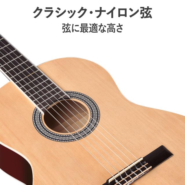 ADM クラシックギター 初心者セット 39インチ入門練習 ナイロン弦 ADM クラシックギター 初心者セット 39インチ入門練習 ナイロン弦