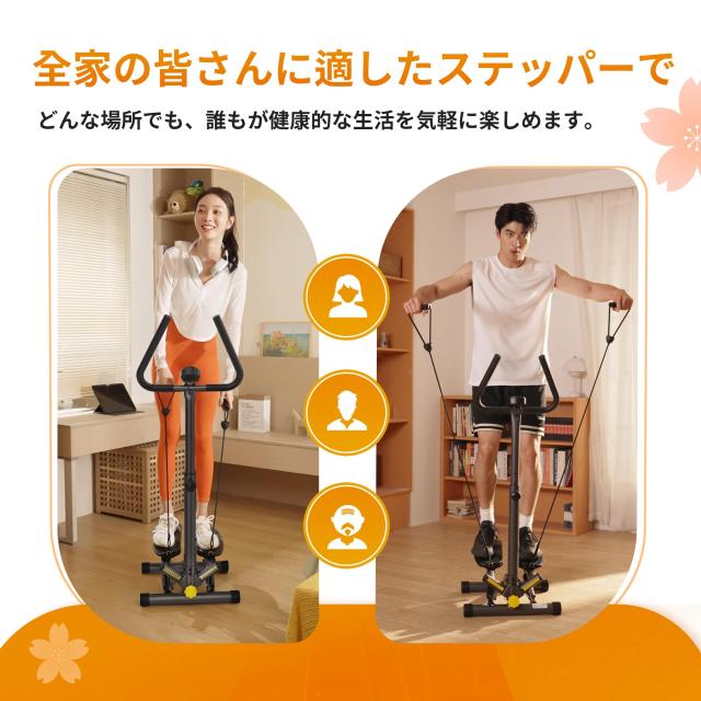 I-uki Sport 健康ステッパー 足踏み健康器具 ツイストステッパー 静音