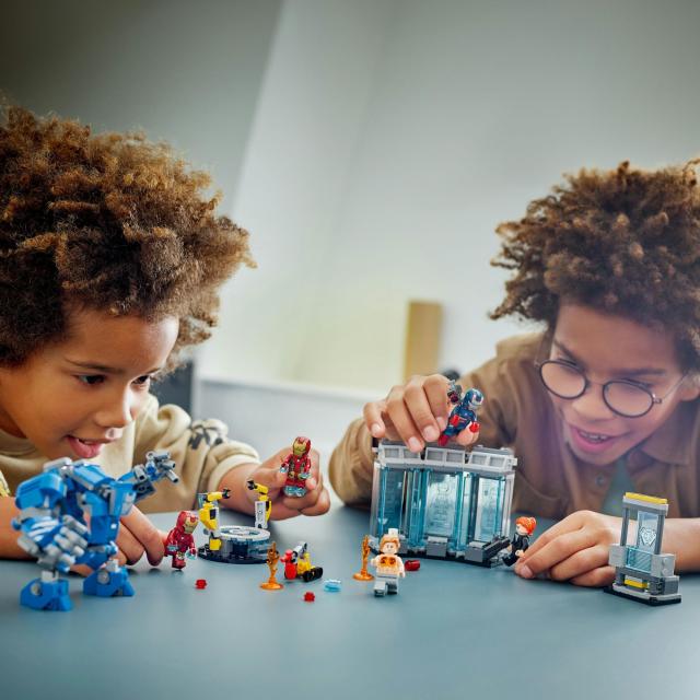 レゴ(LEGO) マーベル アイアンマン・ラボ：ホール・オブ・アーマー おもちゃ 玩具 誕生日 プレゼント ブロック 男の子 女の子 子供 8歳 9_8