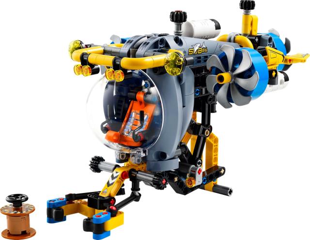 レゴ(LEGO) テクニック 深海調査潜水艦 おもちゃ 玩具 誕生日 プレゼント ブロック 男の子 女の子 子供 9歳 10歳 11歳 小学生 乗り物 船_3