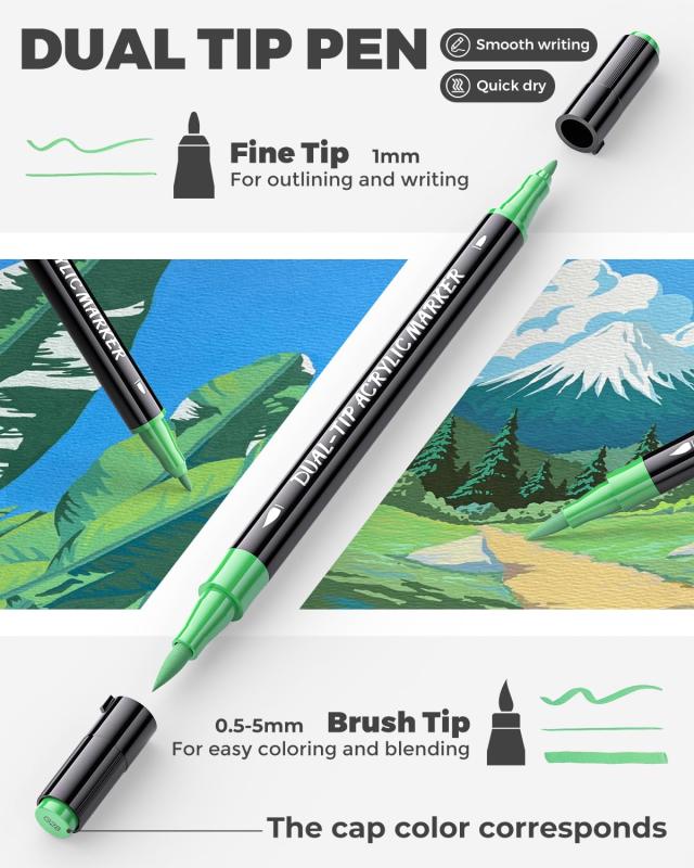 JusArt アクリルマーカーペン 48色セットの通販はau PAY