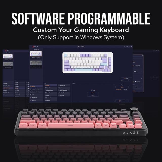 MechLands AJAZZ AK820 ホール効果ゲーミングキーボード アクチュエーション調整可能 8KHzポーリングレート_4