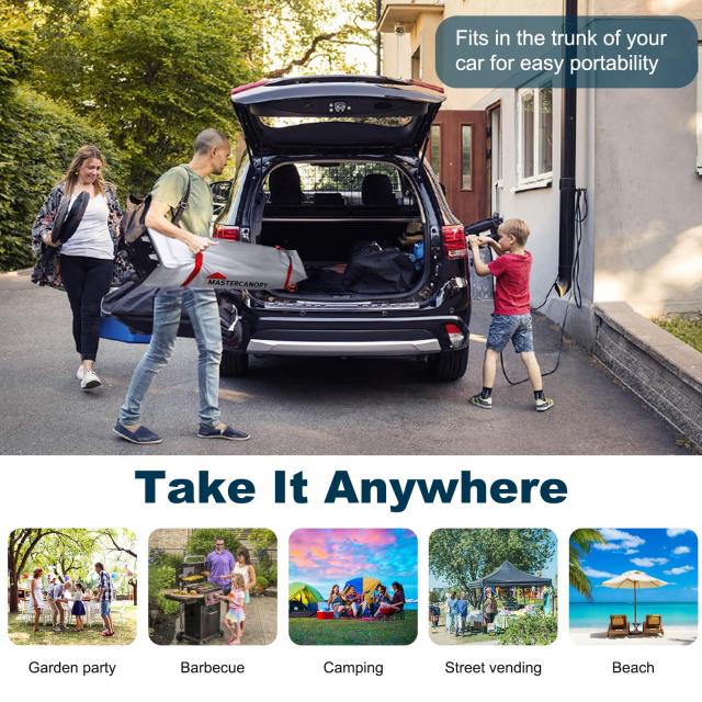 マスターキャノピー（MASTERCANOPY）ワンタッチタープテント サイド