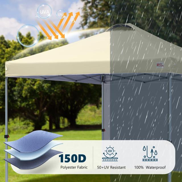 マスターキャノピー　ワンタッチタープテント サイドシート一枚セット マスターキャノピー（MASTERCANOPY）ワンタッチタープテント サイド