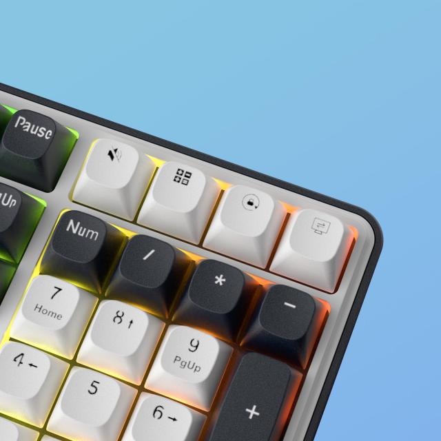 Redragon K689 有線ガスケット RGB ゲーミングキーボード 108キー メカニカルキーボード ホットスワップ対応ソケット 3層ノイズ減衰 ミッ_7