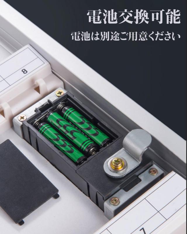AOVOCO キーボックス 壁掛け 暗証番号/センサー テンキー 電池式 非常解錠キー付き keybox 鍵収納ボックス セキュリティキーボックス 省_4
