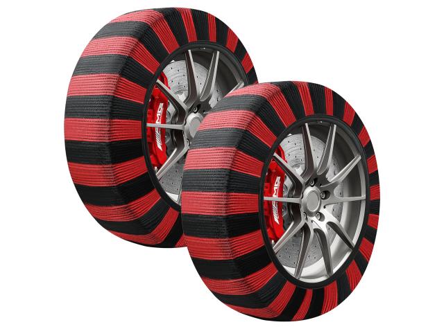 スノーソックス 布製 タイヤチェーン 非金属 雪 チェーン 軽自動車 簡単装着 ジャッキアップ不要 低振動 低騒音 タイヤを傷つけない チェ