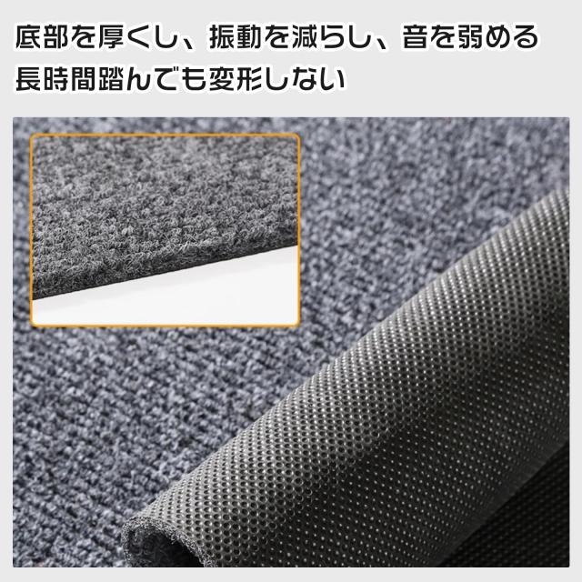 QD-SGMP フロアマット 業務用 防音 デスクチェア 床保護シート TPE滑り止め 大判 ゲーミングチェア 防カビ 床を傷から守る 特大 騒音対策_2
