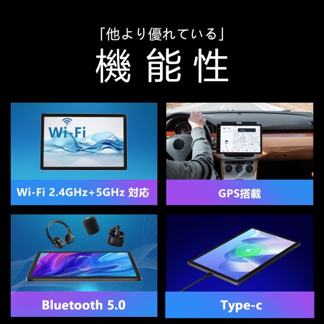 Android14 タブレット 11インチ 新登場 COOPERS P12 Tabletカバーケース 8コアCPU T606 2.0GHz RAM4GB+12GB/ROM128GB 1TB TF拡張2.4G+5G_4
