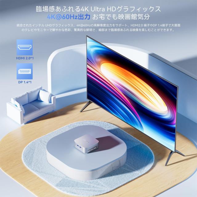 ACEMAGIC ミニpc n97 mini pc 12世代 ミニpc windows11 Pro 16GB