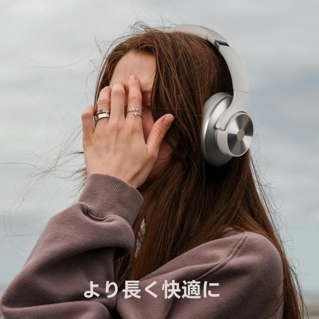 OneOdio A10 ワイヤレスヘッドホン アクティブノイズキャンセリング Bluetooth ヘッドフォン オーバーイヤー マイク付き 最大62時間再生_4