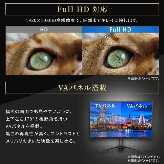 Amazon.co.jp限定】アイリスオーヤマ モニター typeC給電ディスプレイ 