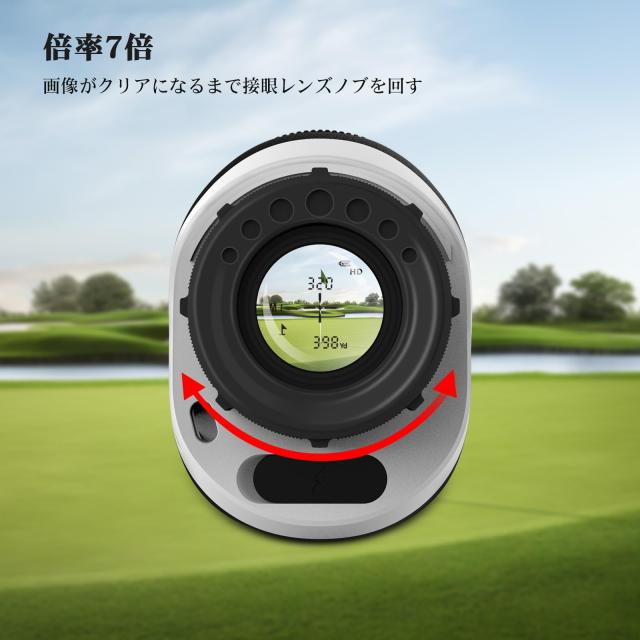 PEAKPULSE ゴルフ 距離計 ミニ 超小型 レーザー距離計 1097m/1200yd