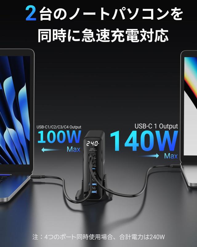 TOPADRE 240w充電器 PD3.1対応6ポート同時急速充電 Amazon | TOPADRE 240w 充電器 PD3.1対応 6ポート同時急速充電