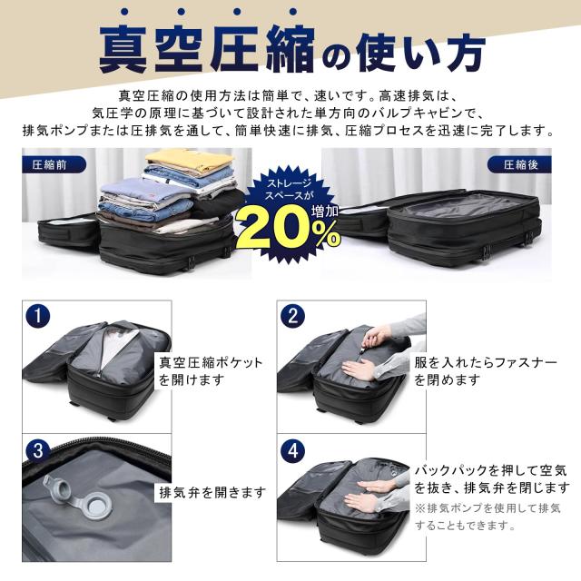 shrradoo] ビジネスリュック リュックサック メンズ バックパック 50L