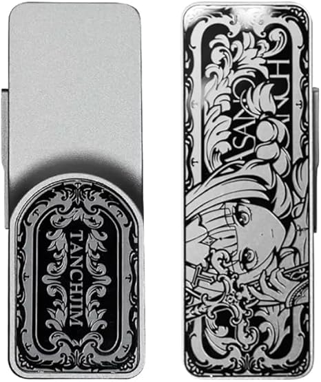 TANCHJIM Luna Dual CS43198 ポータブルUSB DAC/AMP デュアル出力ポート 3.5mm ＆ 4.4mm DSD256 ヘッドフォンアンプ (限定版-銀の剣)