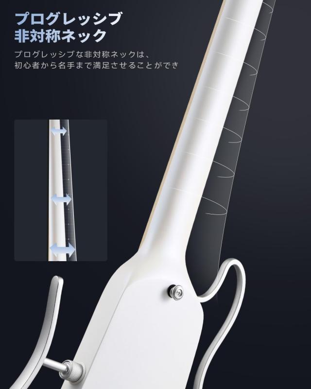 Donner HUSH-X エレキギター ヘッドレス トラベルギター ポータブル