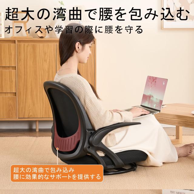 MOCHHOFU座椅子 回転座椅子 腰が痛くならない 360度回転 人間 