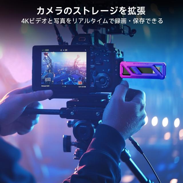 fanxiang 外付けSSD 256GB【最大読込2050MB/s】Type-C+USB 3.2 Gen2 対応 20Gbps ポータブル ssd 超小型 コンパクト スティック テレビ録_4