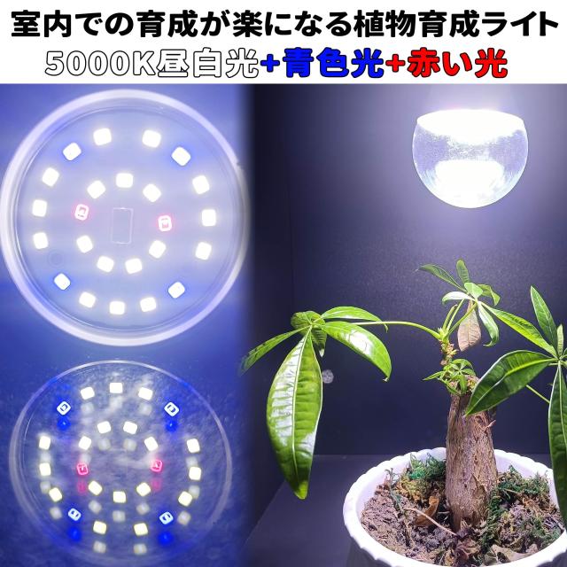 E17 植物育成ライト 新しいLEDフルスペクトル 植物用ledライト E17口金