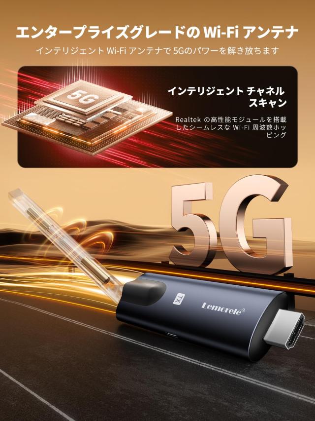 ワイヤレス HDMI 送受信機セット 無線 1×送信機+2×受信機 200M 小型