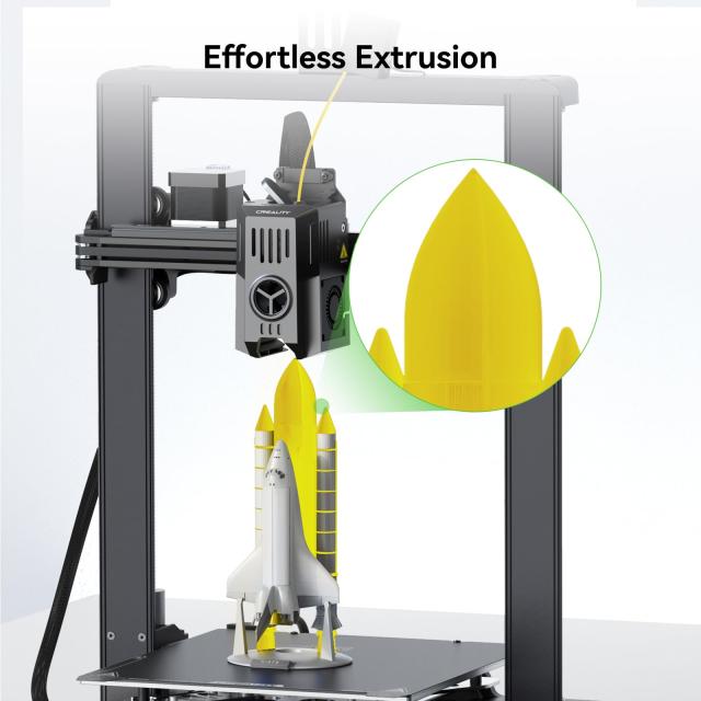 Creality Hyper PETG フィラメント バンドル 4KG ブラック ＆ ホワイト 3D プリンター フィラメント 高速 30-600mm/s 用に設計 1kg (2.2lb