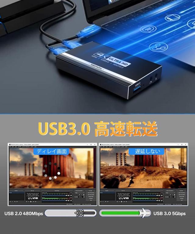 【美品】BotHealth 4k HDMIキャプチャーボード Amazon.co.jp: BotthHealth 4K HDMI キャプチャーボード