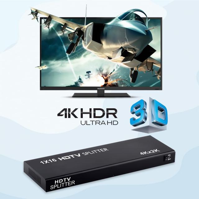 HDMI分配器 1x16 4Kx2K 30Hz HDMI 分配器 1入力16出力 音声 ビデオ