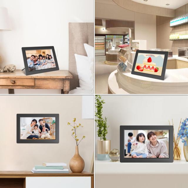 Frameo デジタルフォトフレーム 10.1インチ IPS タッチスクリーン Amazon.co.jp: FRAMEO 10.1インチ スマート WiFi デジタルフォト