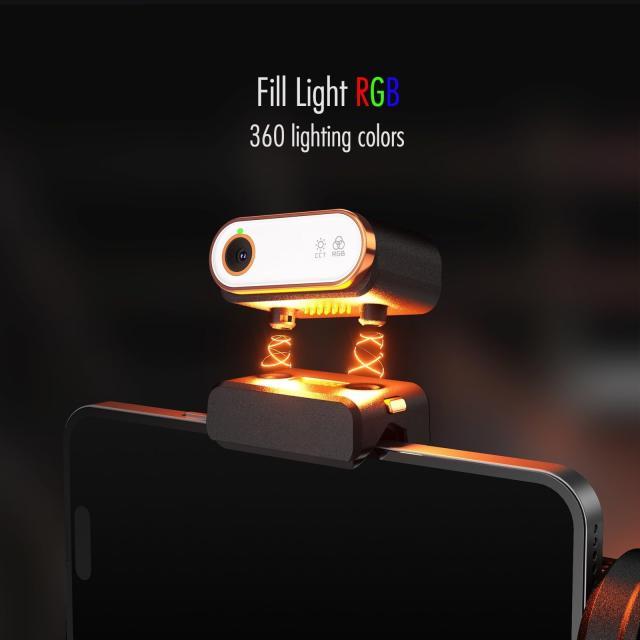 hohem M7 AIトラッキングスマートフォンジンバル3軸電話スタビライザー、1.4インチフルカラータッチスクリーン、マグネット、フィルライ_6