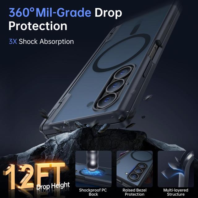 MOBOSI for Samsung Galaxy Z Fold 6 ケース [Magsafe対応]、[ヒンジ  