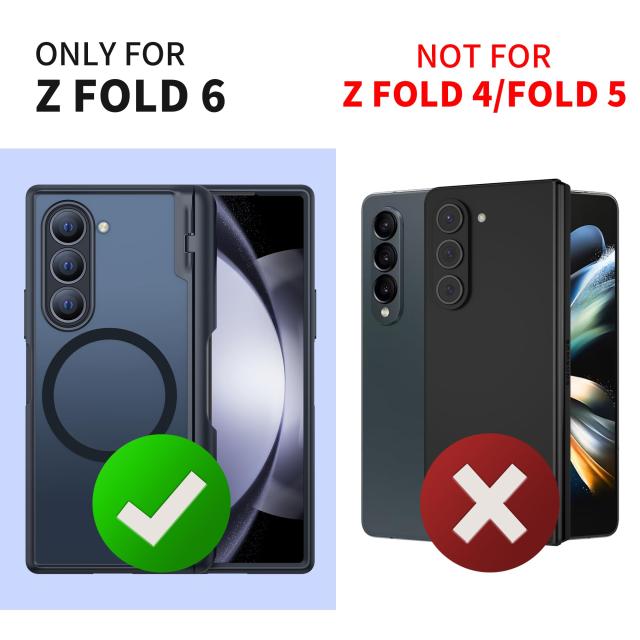 MOBOSI for Samsung Galaxy Z Fold 6 ケース [Magsafe対応]、[ヒンジ  