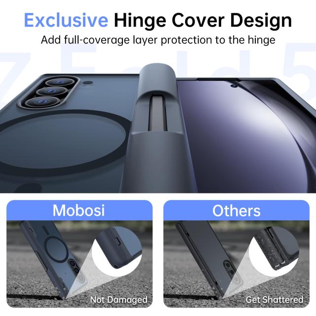 MOBOSI for Samsung Galaxy Z Fold 6 ケース [Magsafe対応]、[ヒンジ  