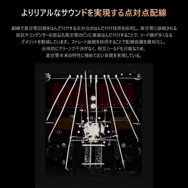 xDuoo TA-66 高性能 6N2 6N5P 真空管アンプ パワーアンプ プリメイン