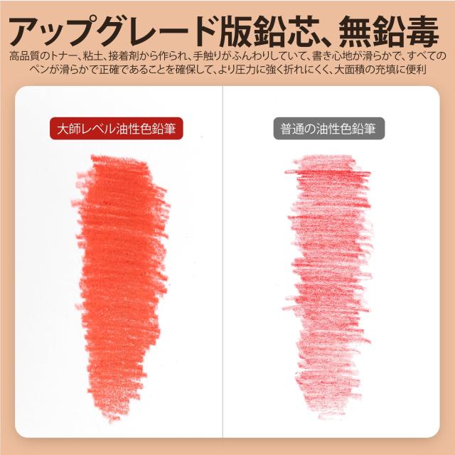 Marco 240色油性色鉛筆 柔らかい芯 多色 スケッチ鉛筆セット 100色