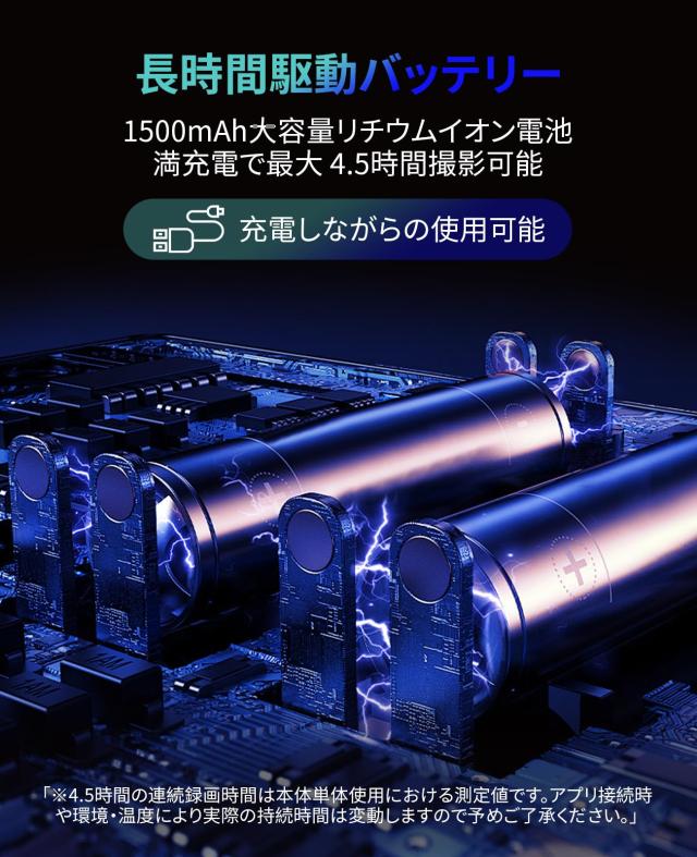 FreedConn R1 PLUS バイク インカム カメラ付き 1080P【最大6人1000M同時通話 30時間連続使用】バイク用ドライブレコーダー ループ録画_7
