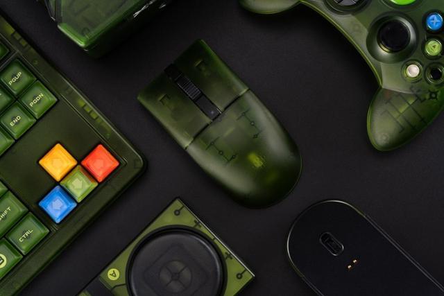 8BitDo Retro R8 マウス、PAW 3395 光学センサー DPI 26K、ワイヤレス 4K ポーリング マウス、充電ドック、プログラム可能なボタン、Kail_5