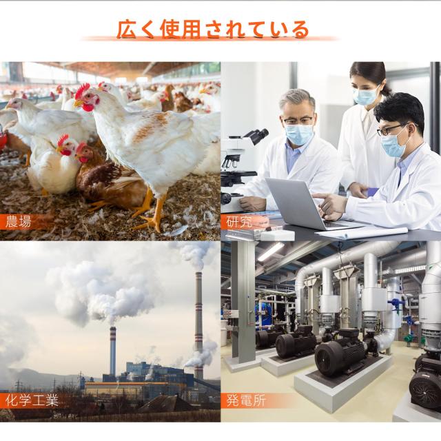 アンモニアガス検知器 空気汚染測定器 高精度 BT-9000B 臭気測定器 0-100ppm USB充電式サウンドライトアラーム 分解能0.1ppm温度湿度検出_6