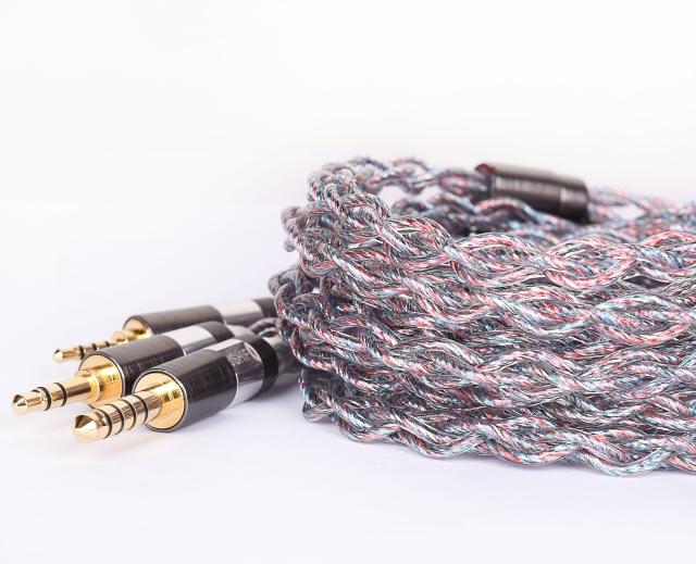 【JSHiFi-Butterfly】2pin3.5mmリケーブル 純銀＋銅銀パラジウム合金＋銀メッキ線材 0.78mm 2pinイヤホンアップグレードケーブル 3.5mmス