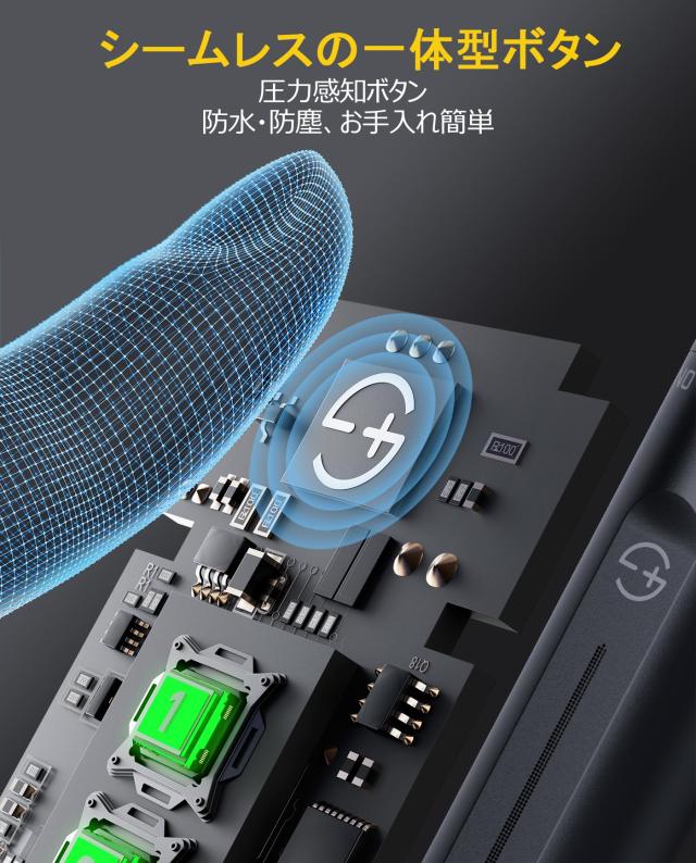 Fanttik F2 Master ミニルーター 5段変速 25000RPM高速回転 コードレス 4V USB-C 充電式 マグネット回転ハブ 35個付属品 環状LEDライト_5