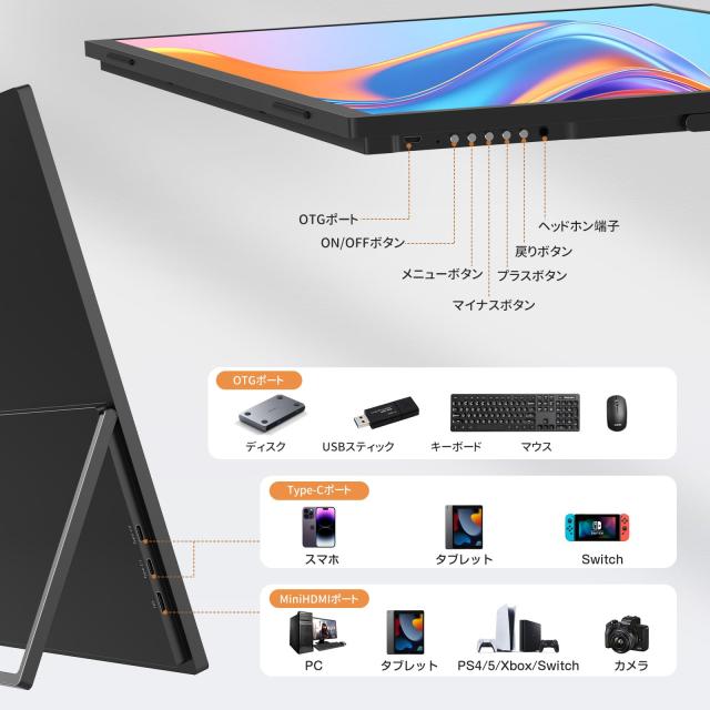 Newsoul モバイルモニター 24.5インチ サブモニター 2K 165Hz